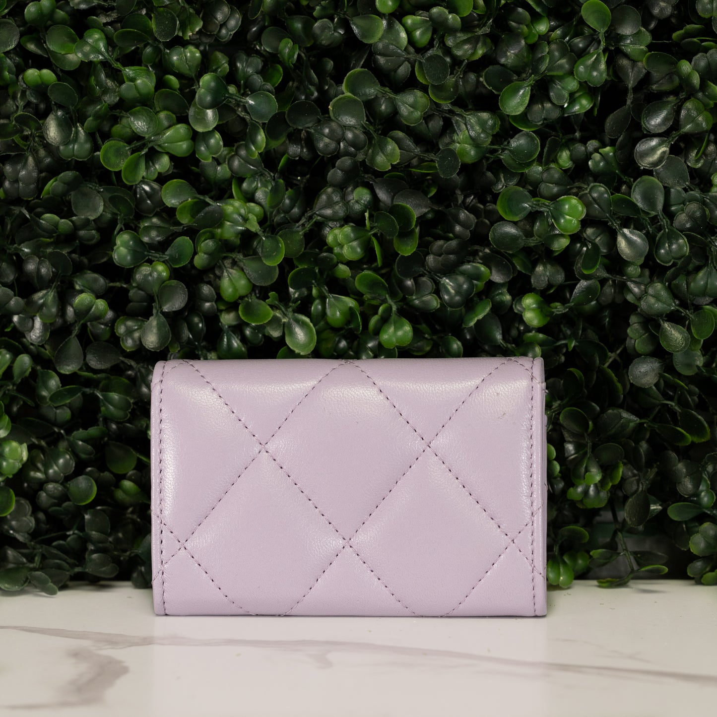 Chanel Flap Card Holder in Violet