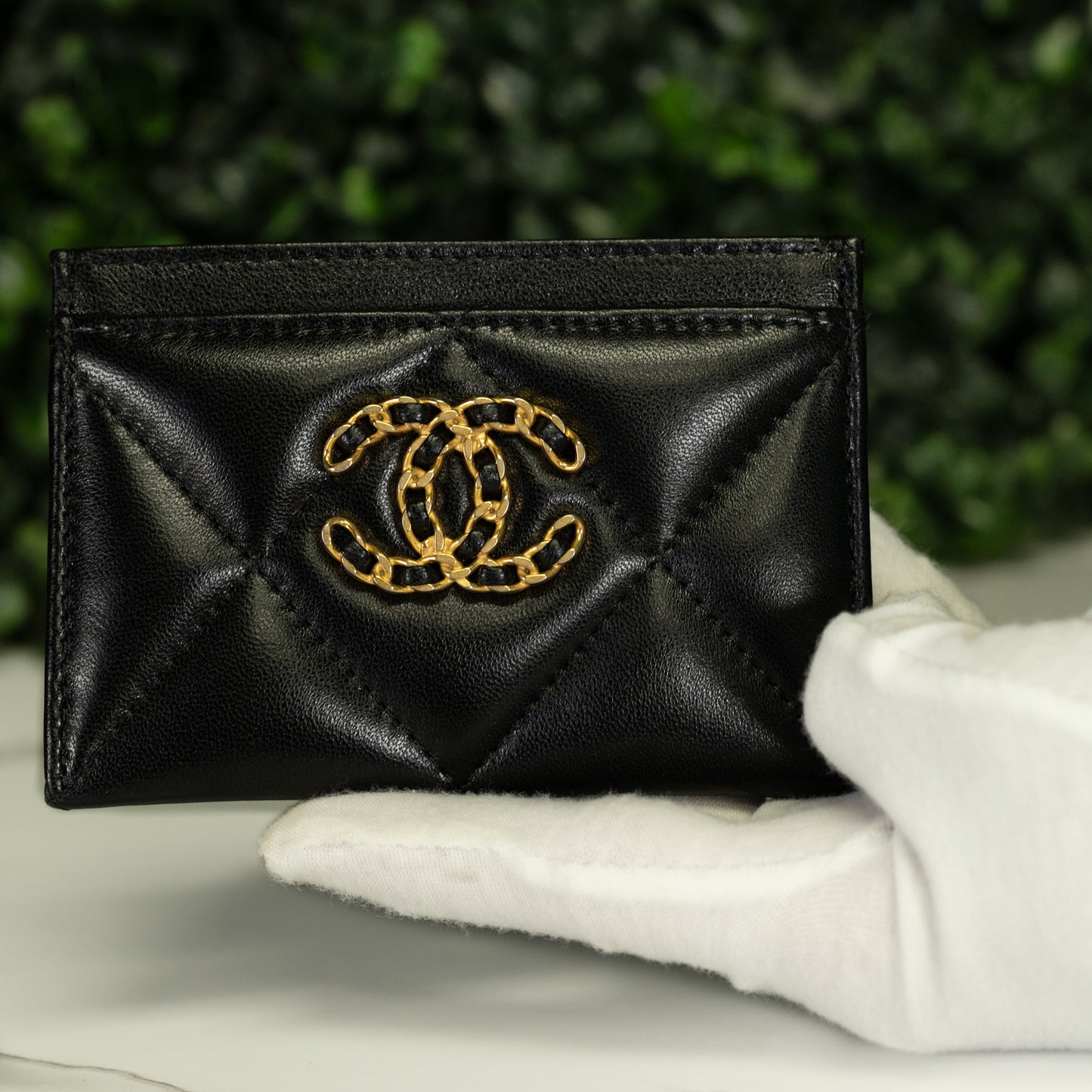 Chanel Card Holder - Black 24C