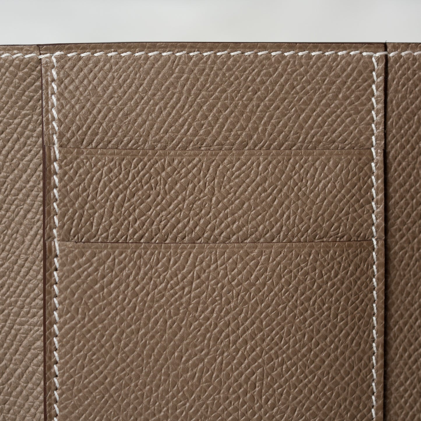 Hermes Bearn Wallet Combined Epsom Calfskin 18 etoupe