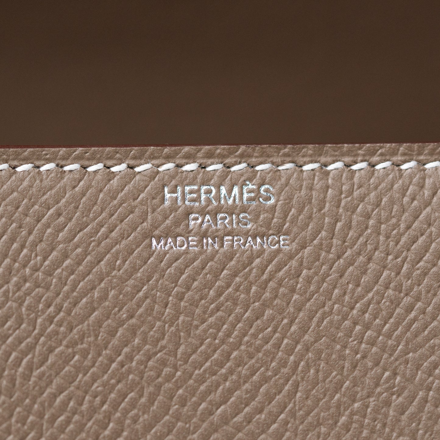 Hermes Della Cavalleria Mini Epsom Calfskin 18 Etoupe