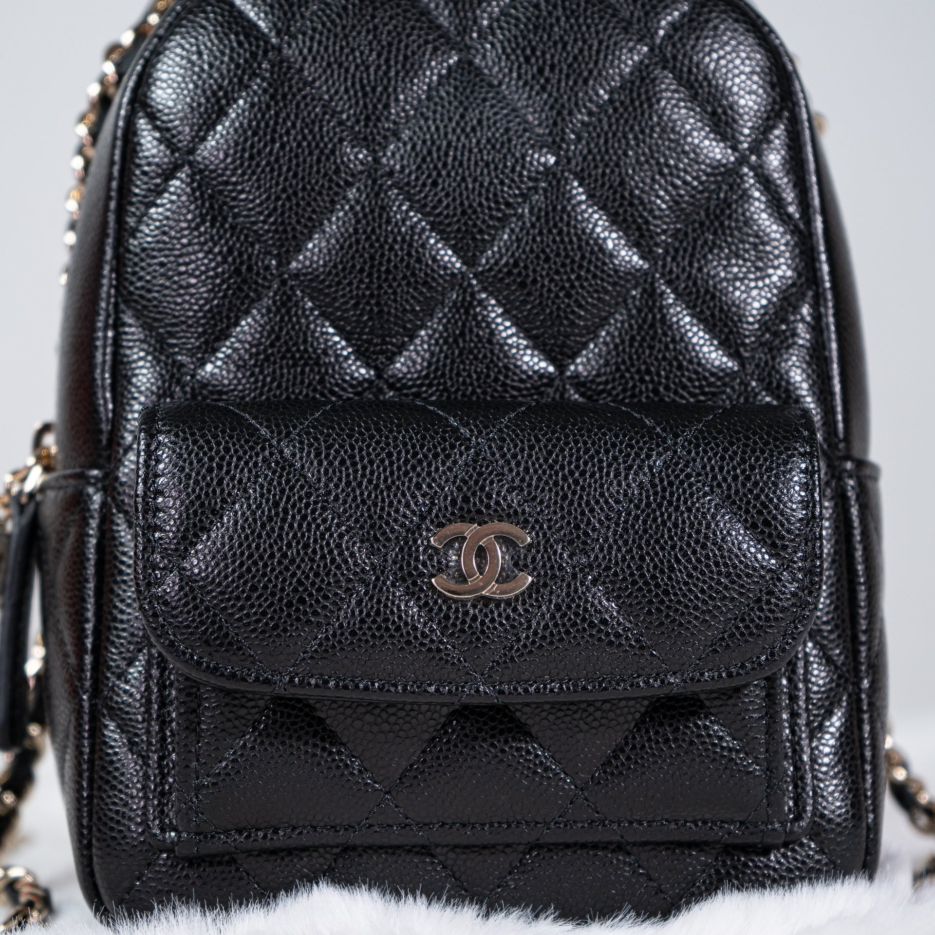 chanel leather backpack purse Chanel Backpack 24C – Bougie Bags