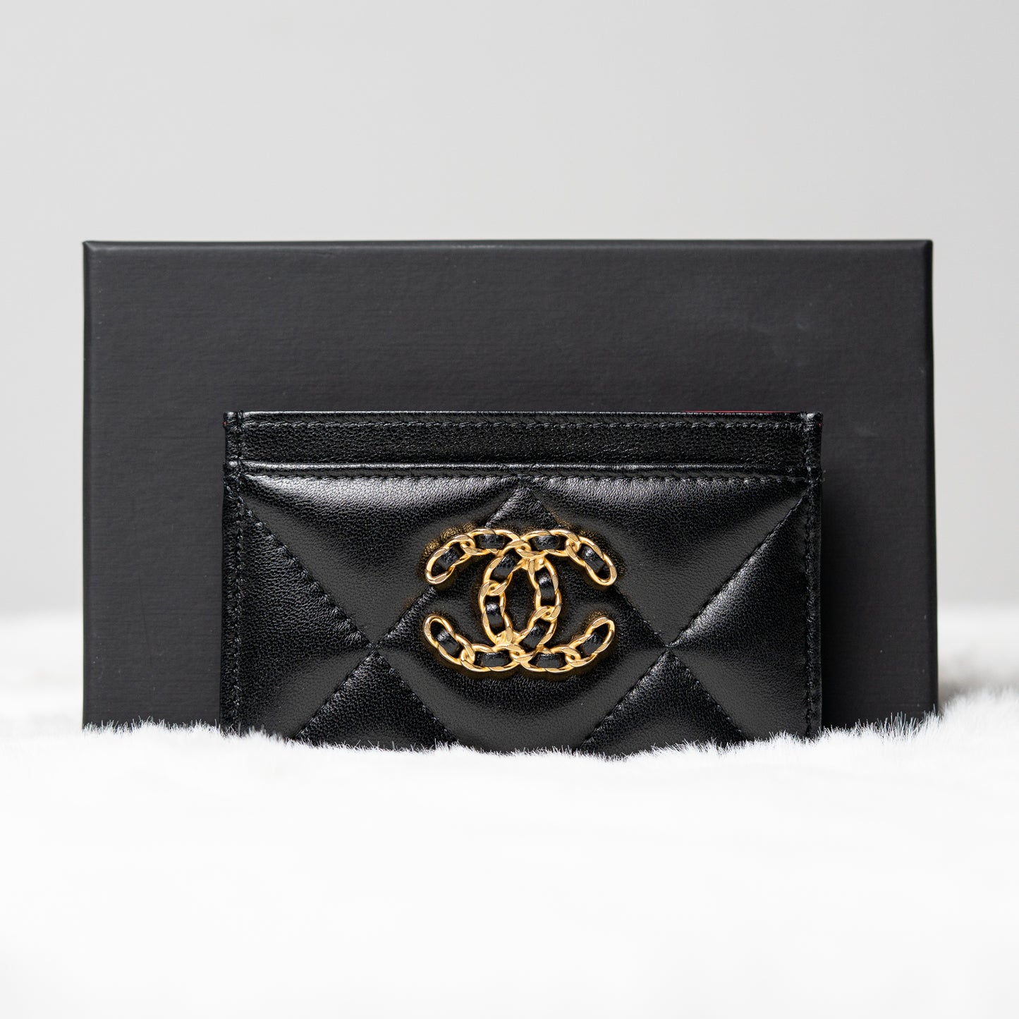 Chanel Card Holder - Black 24C