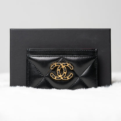 Chanel Card Holder - Black 24C