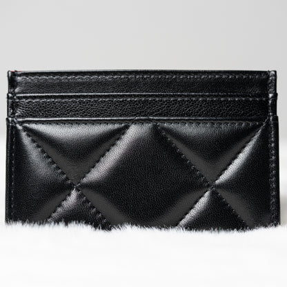 Chanel Card Holder - Black 24C