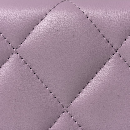 Chanel Flap Card Holder in Violet