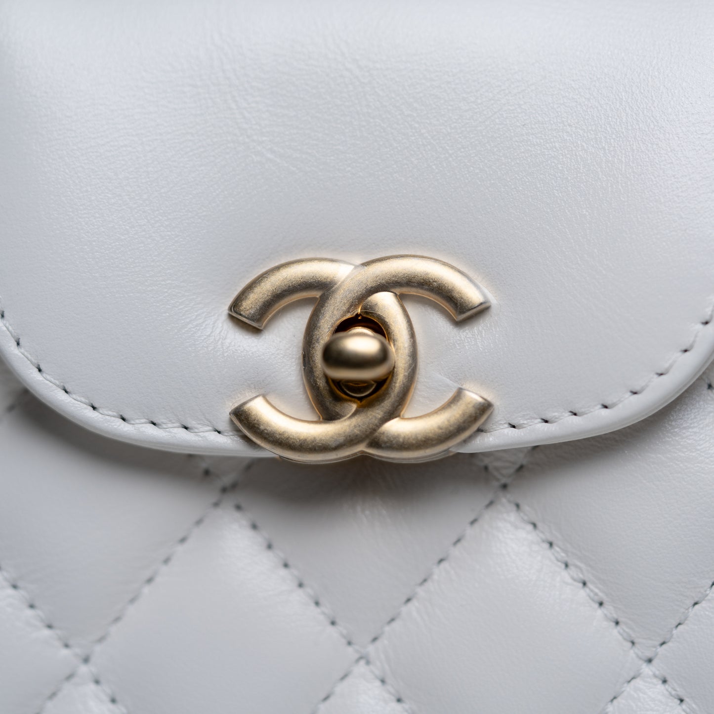 Chanel Kelly Nano 24P, White