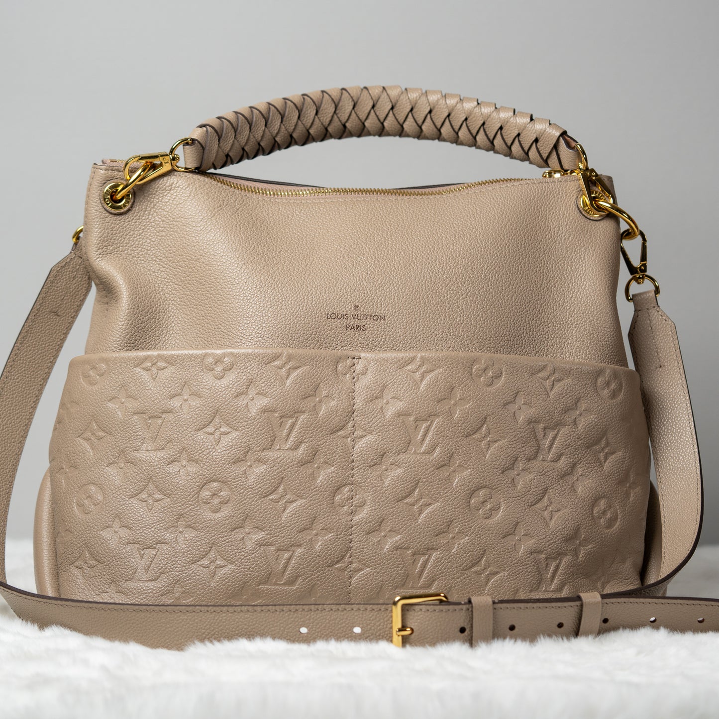 Louis Vuitton Monogram Empreinte Maida Hobo Bag - Tourterelle