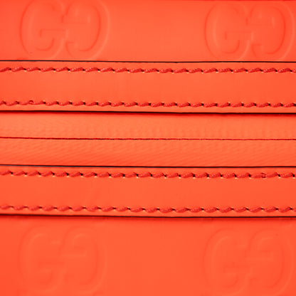 GG Rubber-Effect Belt Bag - Orange