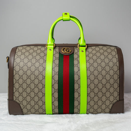 Gucci Savoy Medium Duffle Bag - Green