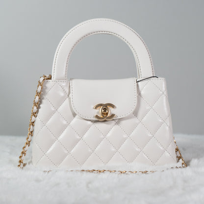 Chanel Kelly Nano 24P, White