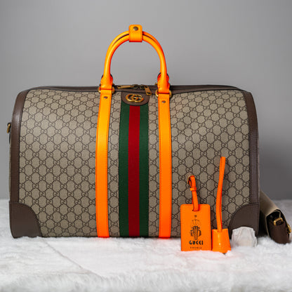 Gucci Savoy Medium Duffle Bag - Orange