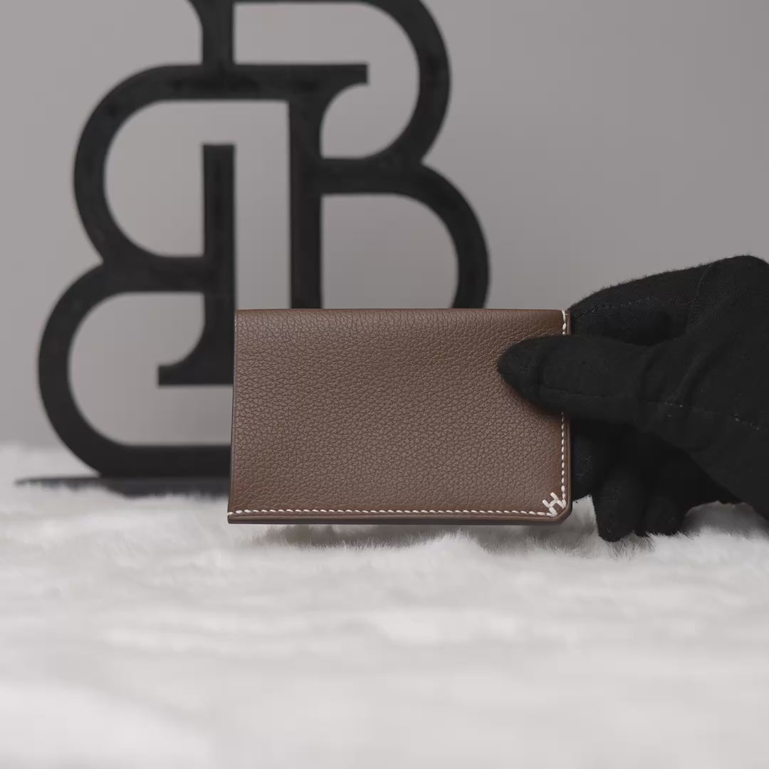 Hermes H Sellier Card Holder 3CC – Bougie Bags