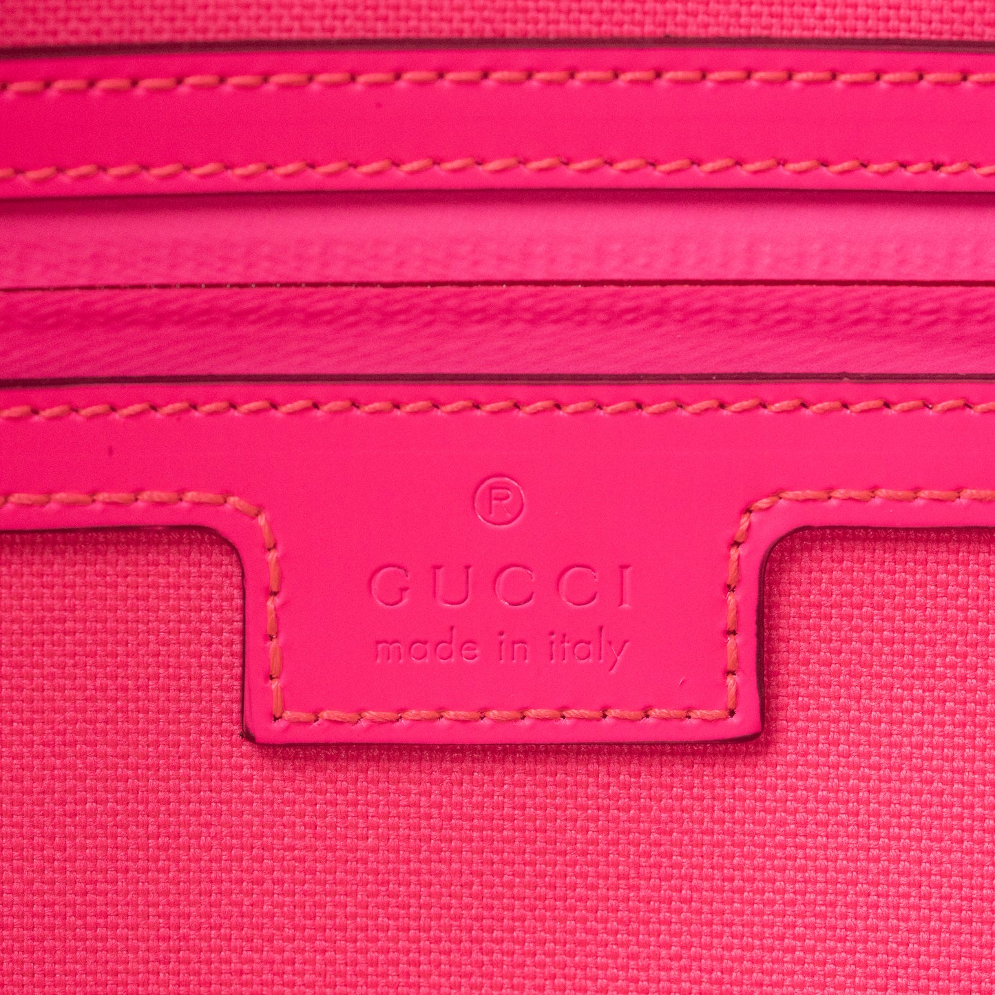 GG Rubber-Effect Large Duffle Bag - Pink