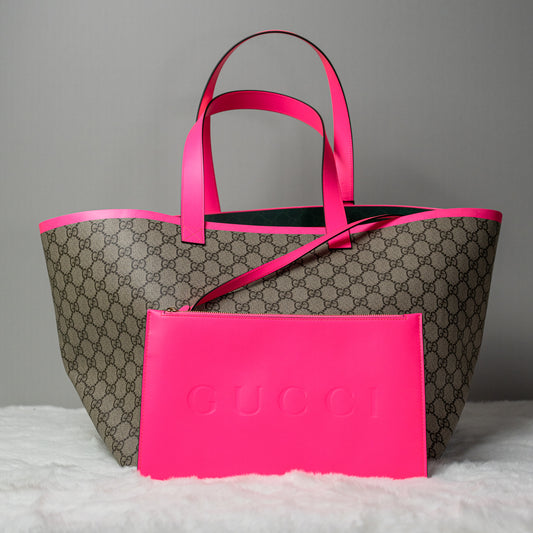 Gucci Totissima Medium Tote Bag - Pink